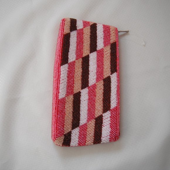 Beaded Multicolor Clutch Evening Purse - Picture 13 of 13